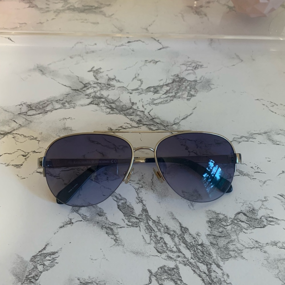 Blue Kate Spade sunglasses